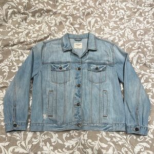 Abercrombie & Fitch Light Blue Denim Jean Jacket